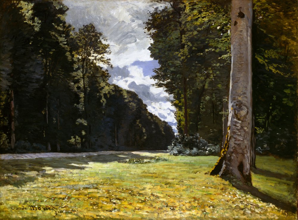 クロード・モネ、Road in the Forest of Fontainebl The Chailly Road through the Forest of Fontainebleau