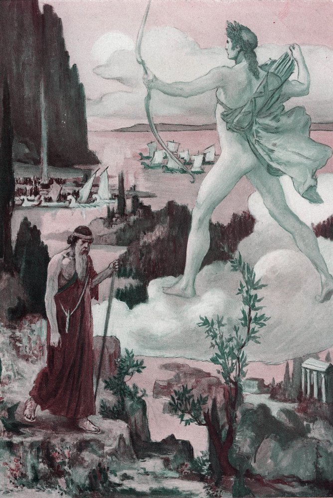 Invocation. The Anger of Apollo. Illustration by Clement Gontier for ...