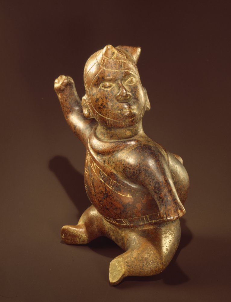 Horned figure vessel by Colima Culture: Buy fine art prints