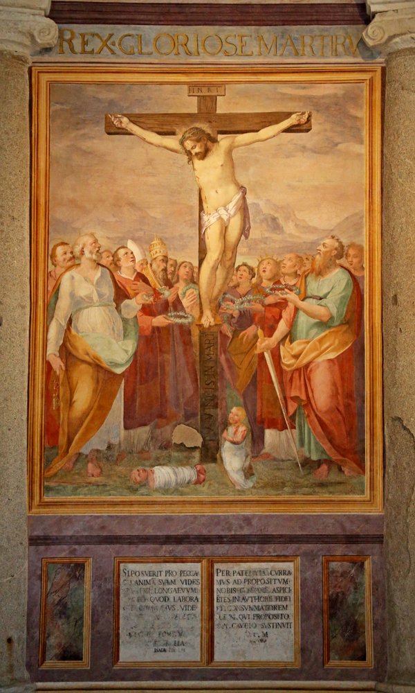 The Crucifixion by Cristoforo and Tempesta, Antonio Roncalli