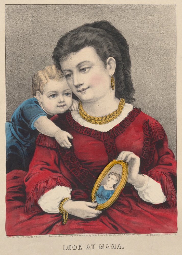 Look at Mama by Currier and Ives
