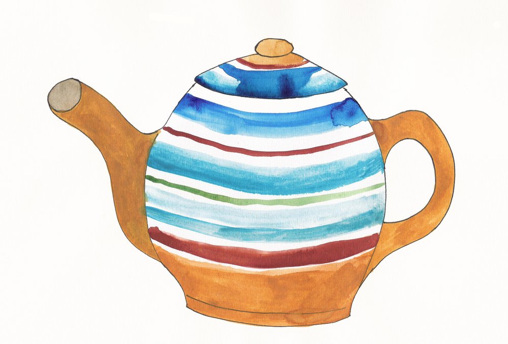 Teapot, 2017 by Daisy de Villeneuve Buy fine art print