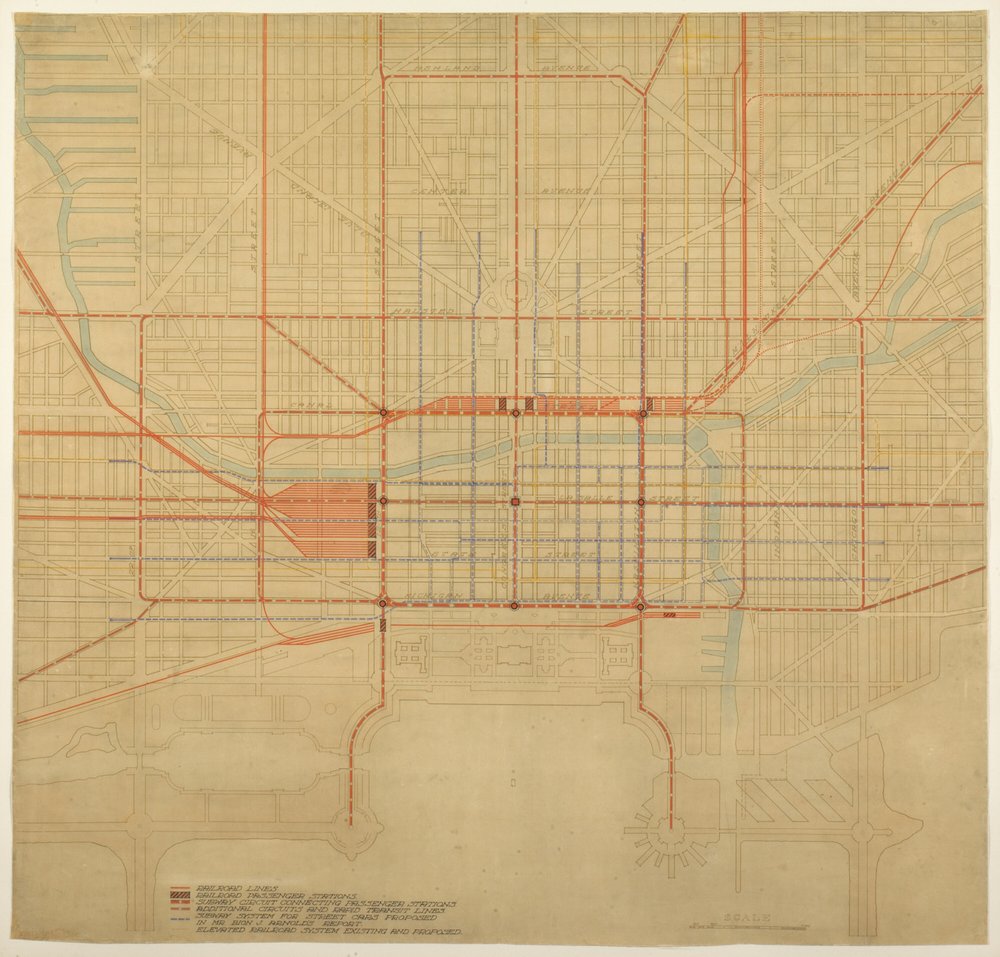 Plate 80 from The Plan of Chicago, 1909: Chicago. Diagram of City ...