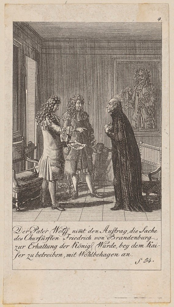 Plate 4 from the series "Brandenburg History" by Daniel Nikolaus Chodowiecki