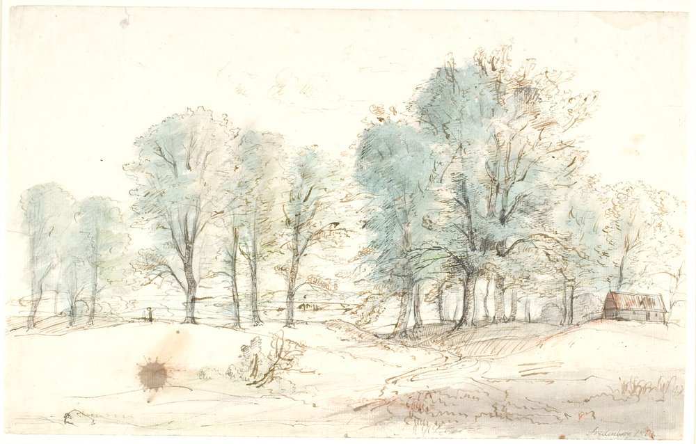 Landscape at Fredensborg by Dankvart Dreyer