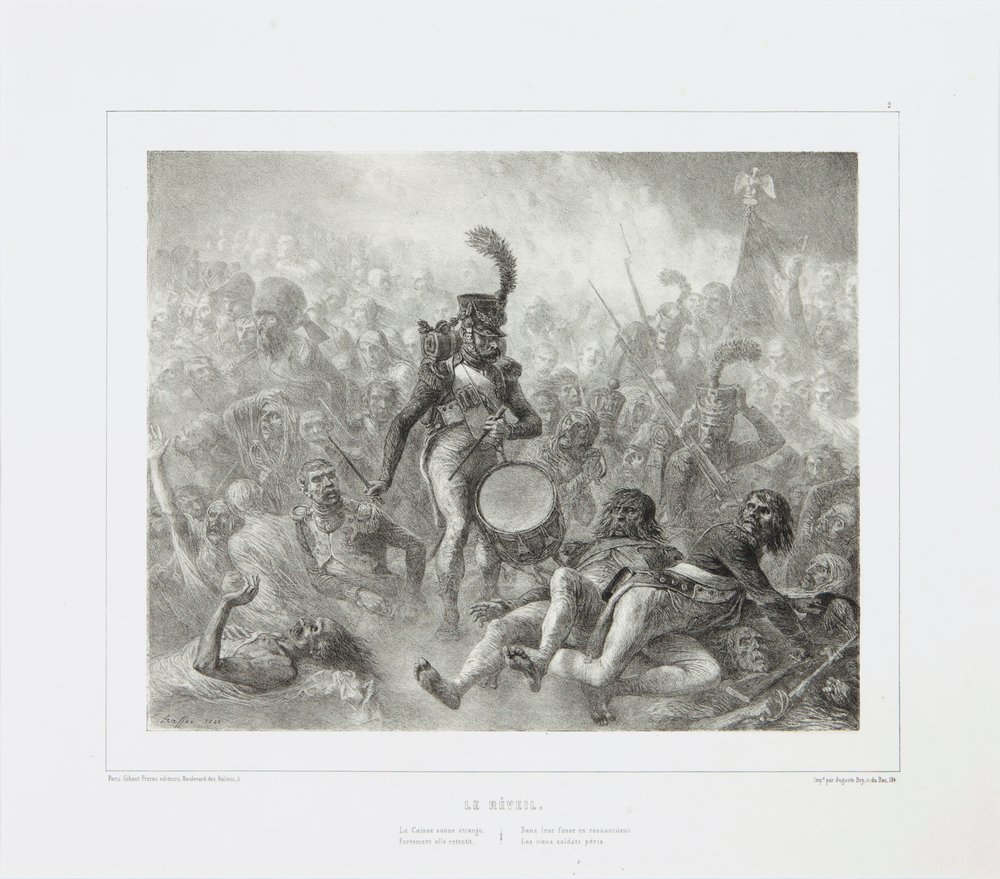 The Drum Waking the Dead Soldiers by Denis-Auguste-Marie Raffet