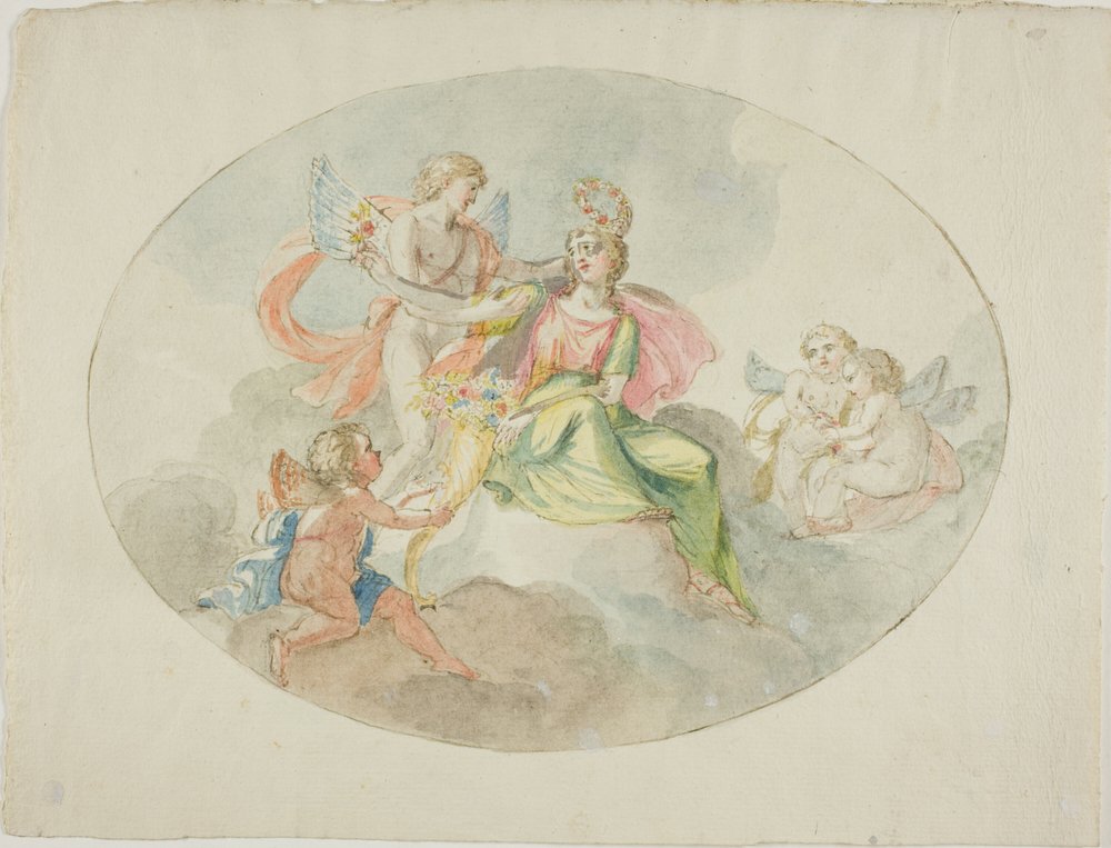 Allegory of Abundance (Sketch for a Ceiling Painting)
