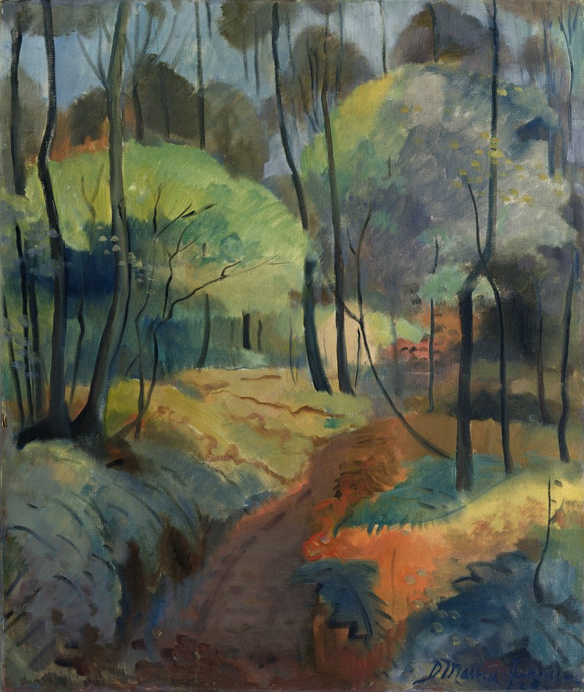 Forest Path by Dorothea Maetzel-Johannsen: Fine art print