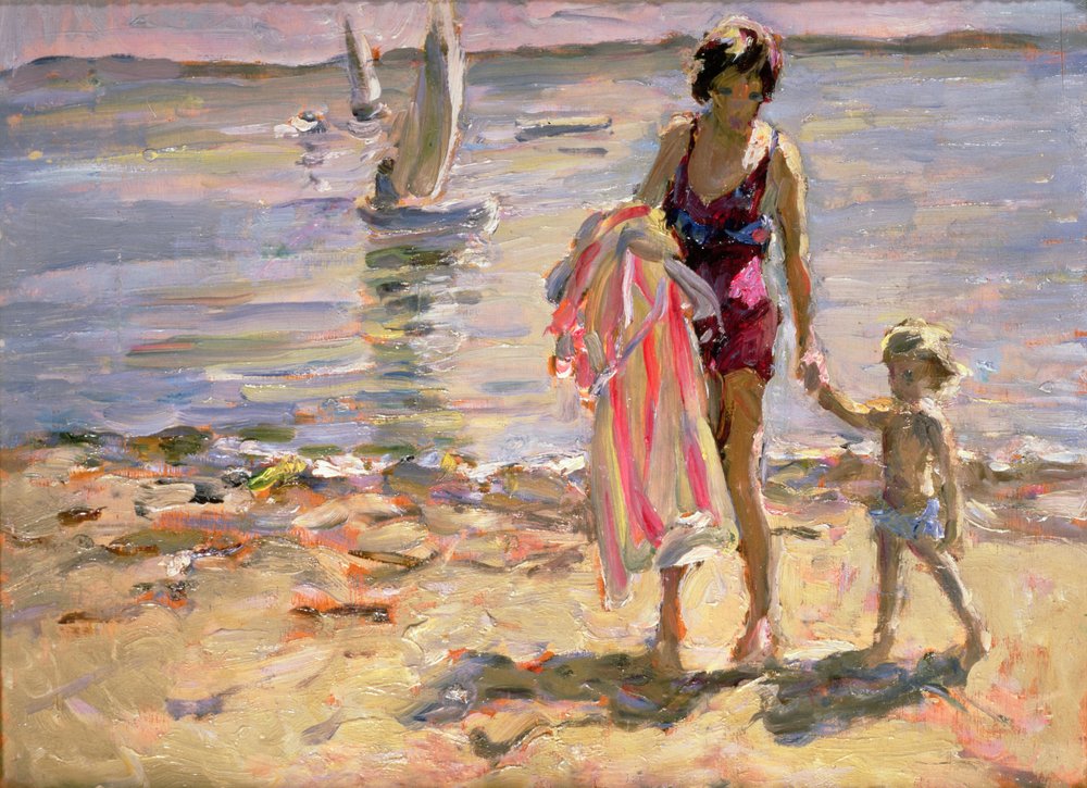Beach Scene, II by Dorothea Sharp