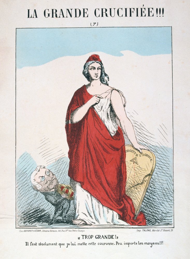 Allegory of Republican France by E. Courtaux: Fine art print