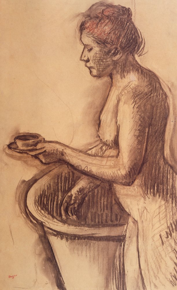 Female Nude by Edgar Degas