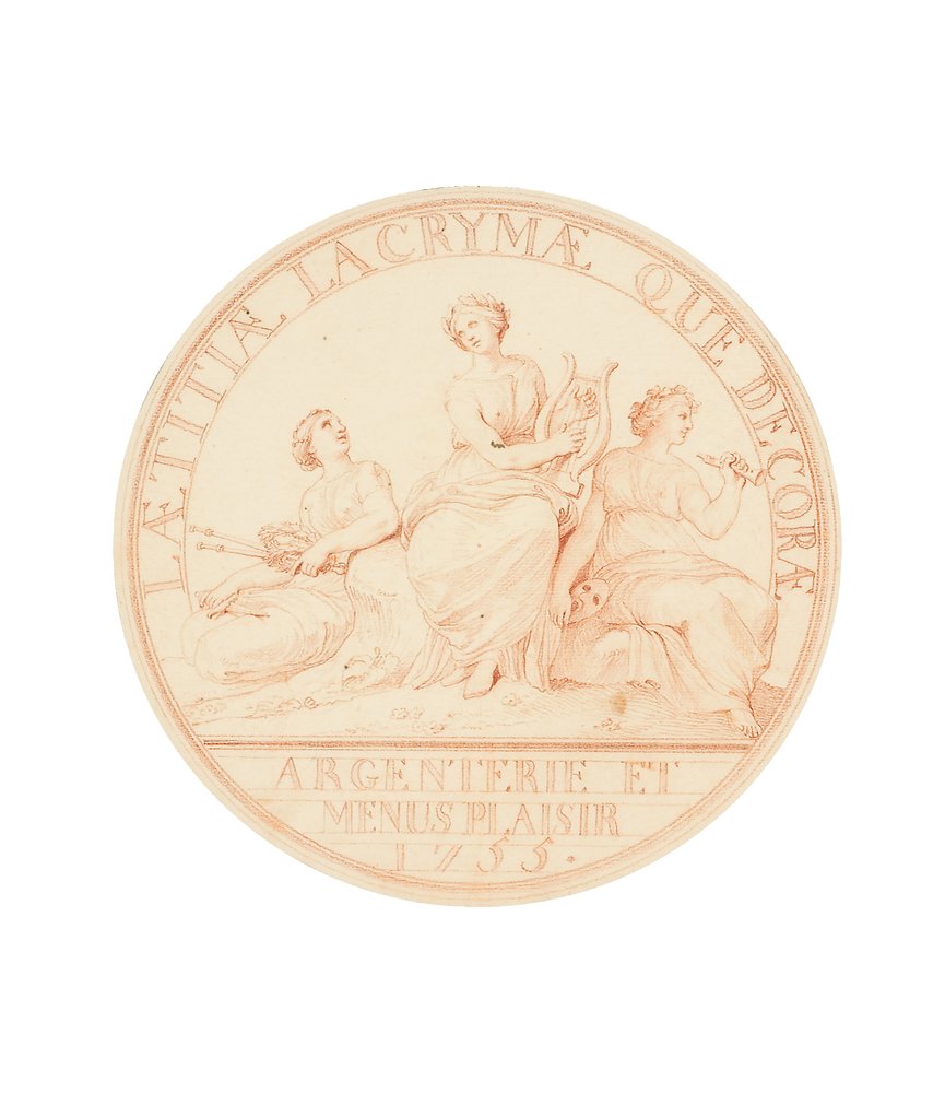Music between Tragedy and Comedy by Edmé Bouchardon