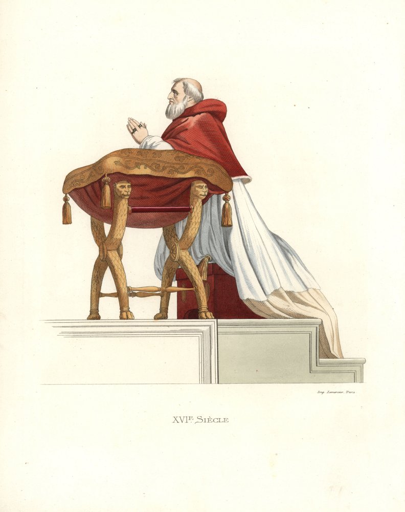 Pope Julius II (1503-1513) by Edmond Lechevallier-Chevignard