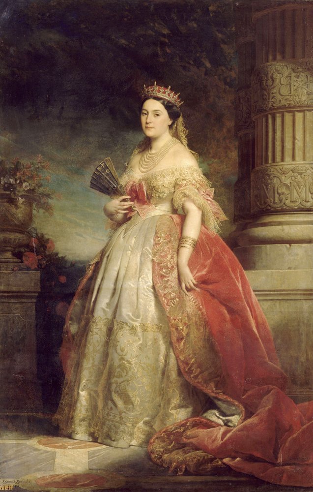 Portrait of the Empress Eugénie by Edouard Louis Dubufe