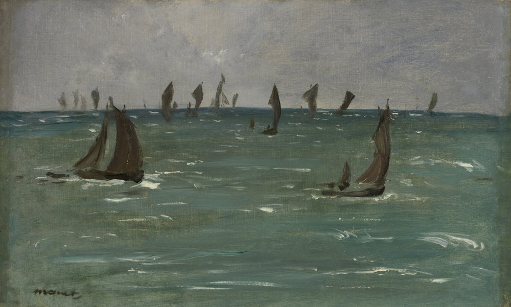Boats at Berck-sur-Mer by Édouard Manet