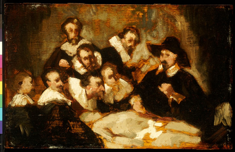 The Anatomy Lesson, after Rembrandt by Édouard Manet