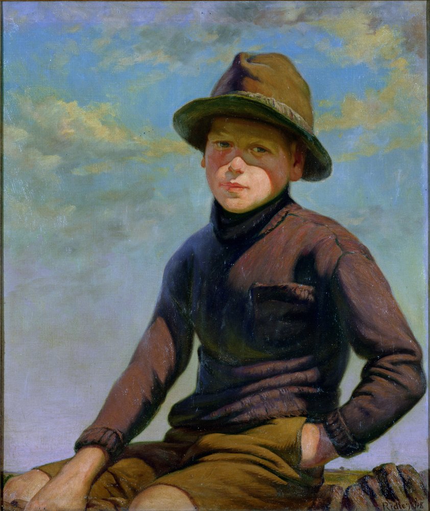 Boyhood by Edward Ridley: Highest-quality art reproduction