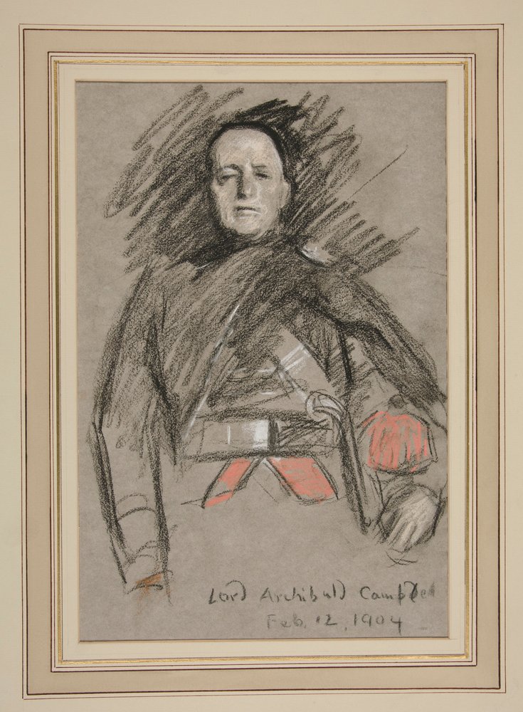 Coronation of Edward VII Portrait: Lord Archibald Campbell by Edwin Austin Abbey