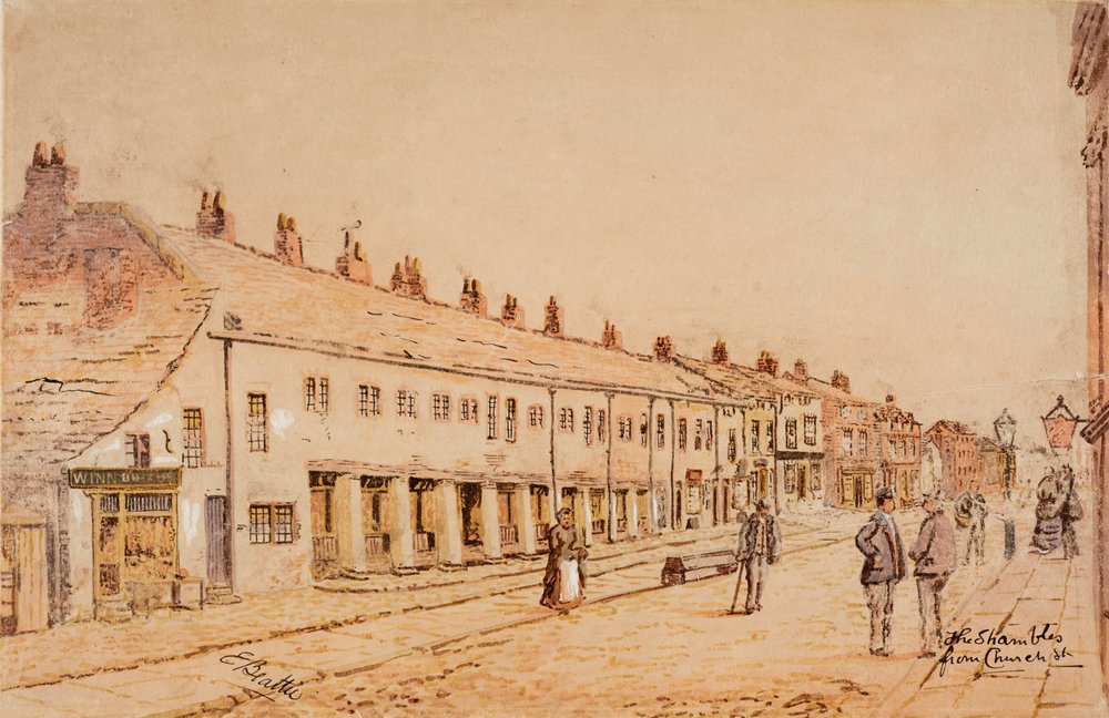 The Shambles, from Church Street, c.1891-1917 by Edwin Robert Beattie