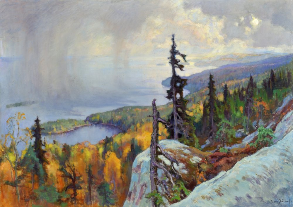 Landscape Maisema Kolilta, 1930 by Eero Järnefelt