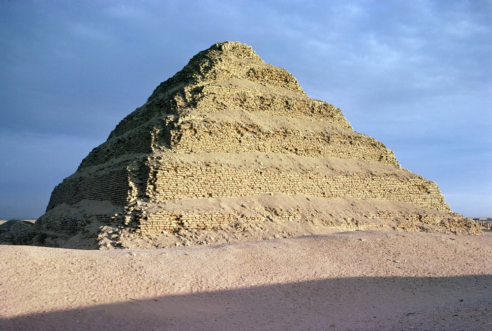 Step Pyramid of King Djoser (c.2667-2648 BC), Old Kingdom by Egyptian 3rd Dynasty