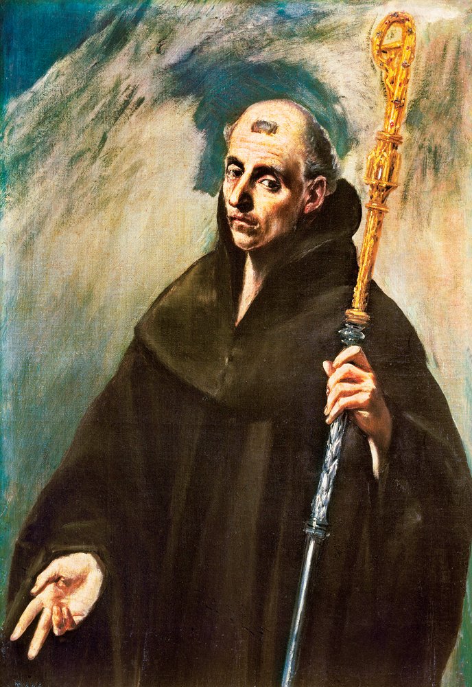 Portrait of Saint Benedict of Nursia by El Greco