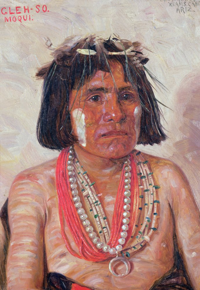 Gleh-so by Elbridge Ayer Burbank: Premium art reproduction