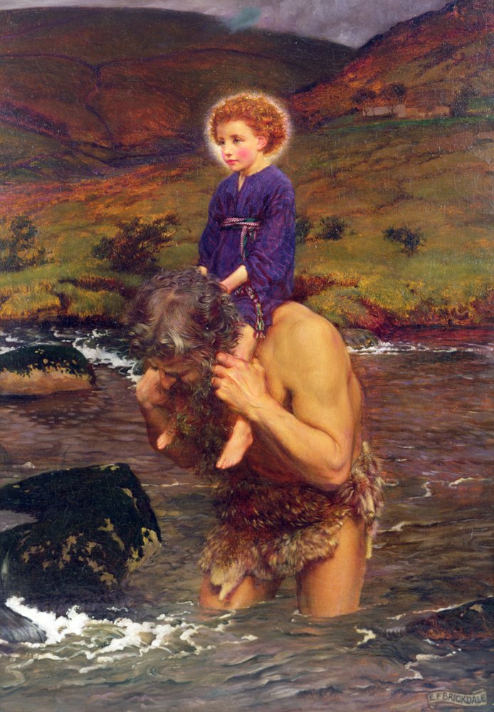St. Christopher Carrying the Christ Child