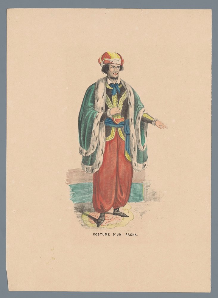 Costume of a Pasha by Elias Spanier (attributed to)