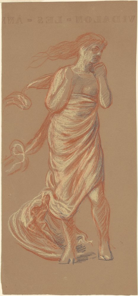 Study for 'Greek Girls Bathing' by Elihu Vedder