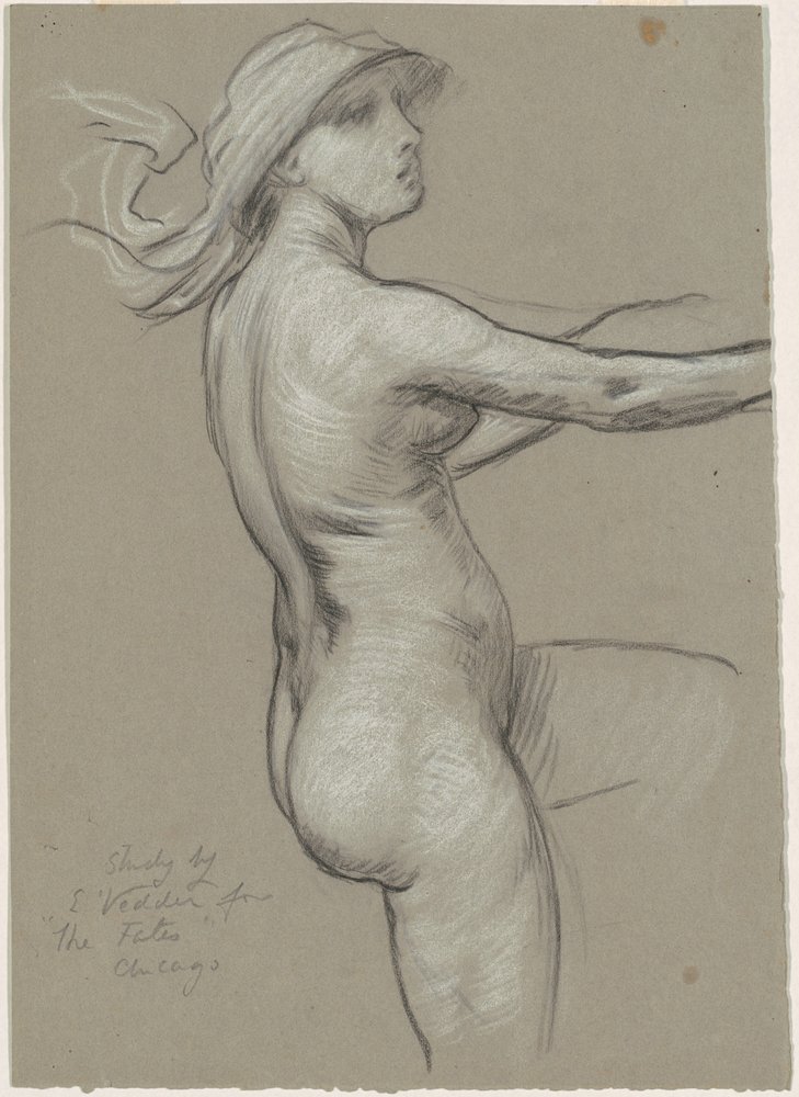 Study for "The Fates Gathering in the Stars" by Elihu Vedder