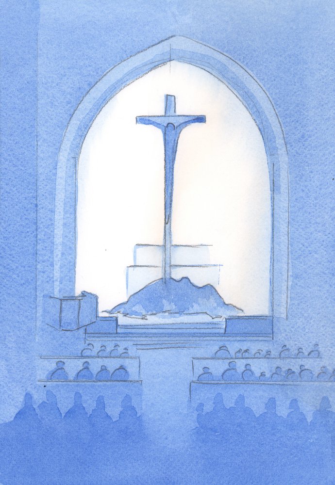 Christ offers from our sanctuary the same Sacrifice as that which He ...