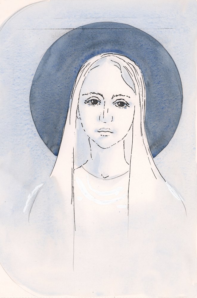 The Blessed Virgin Mary, Our Lady by Elizabeth Wang