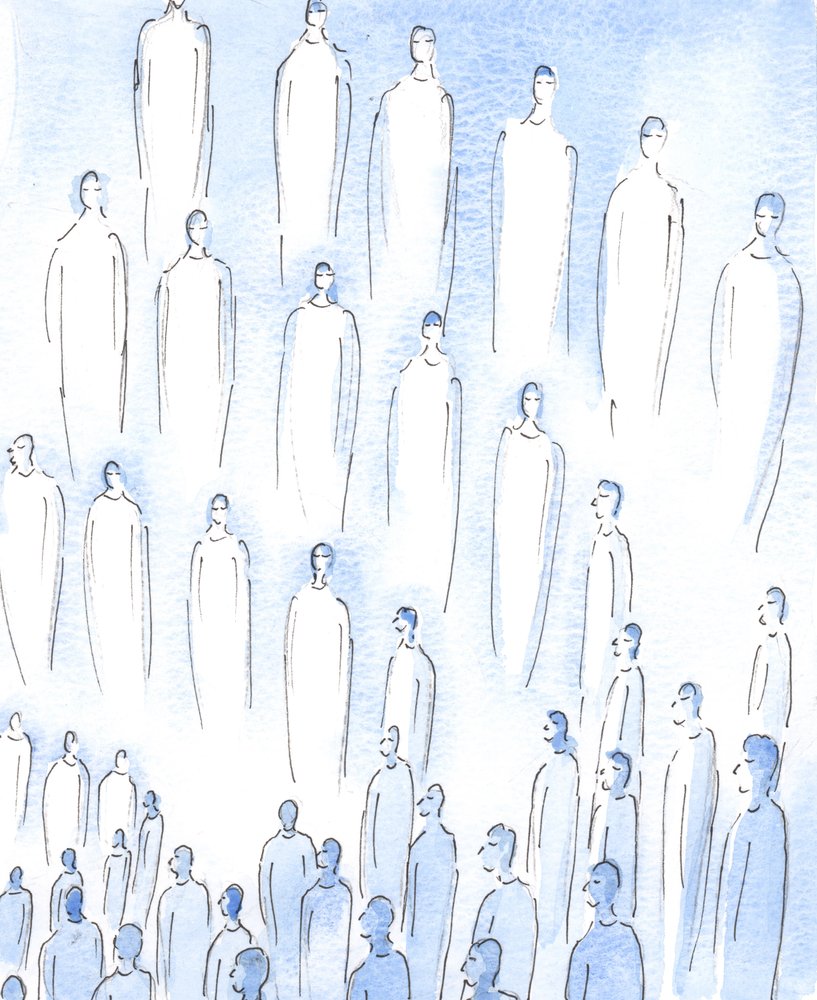 The Lord showed me that thousands of Saints in Heaven live in perfect peace, in blissful enjoyment of the beauty of God, united in praise of the Father and in love for one another by Elizabeth Wang