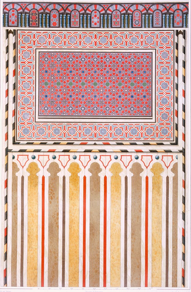 Cairo: Decoration of the El Bordeyny Mosque: Geometric Patterns of the ...