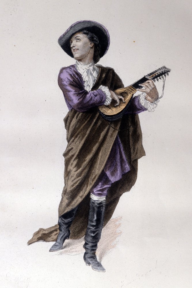 The Count of Almaviva, character from The Barber of Seville by Beaumarchais (1732-1799), created in 1773. Illustration by Émile Bayard. by Emile Antoine Bayard