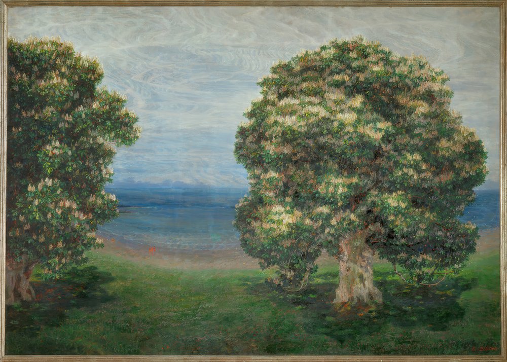 Large Landscape Picture by Emilie Mediz-Pelikan
