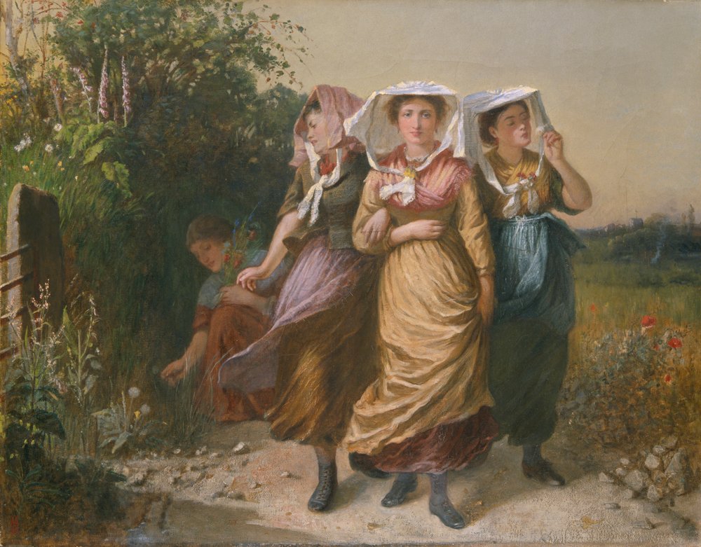 “The Bal Maidens”, 1854-1913 by Emily Mary Osborn