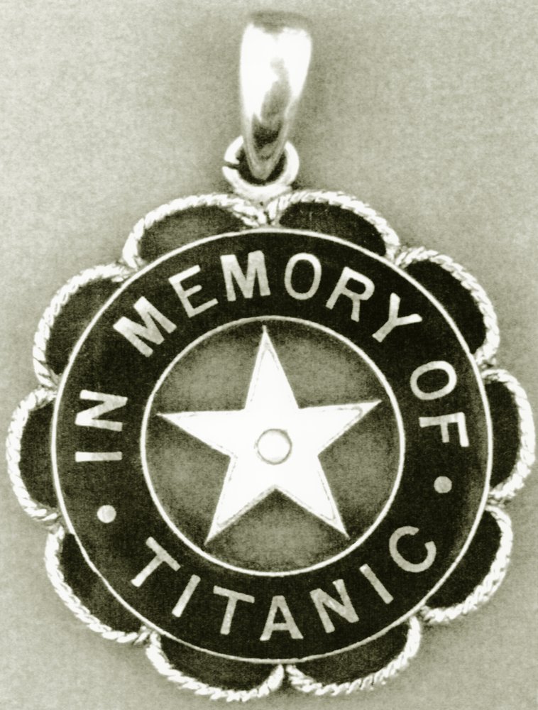 Medal given by White Star Line to survivors of the Titanic disaster by English Photographer