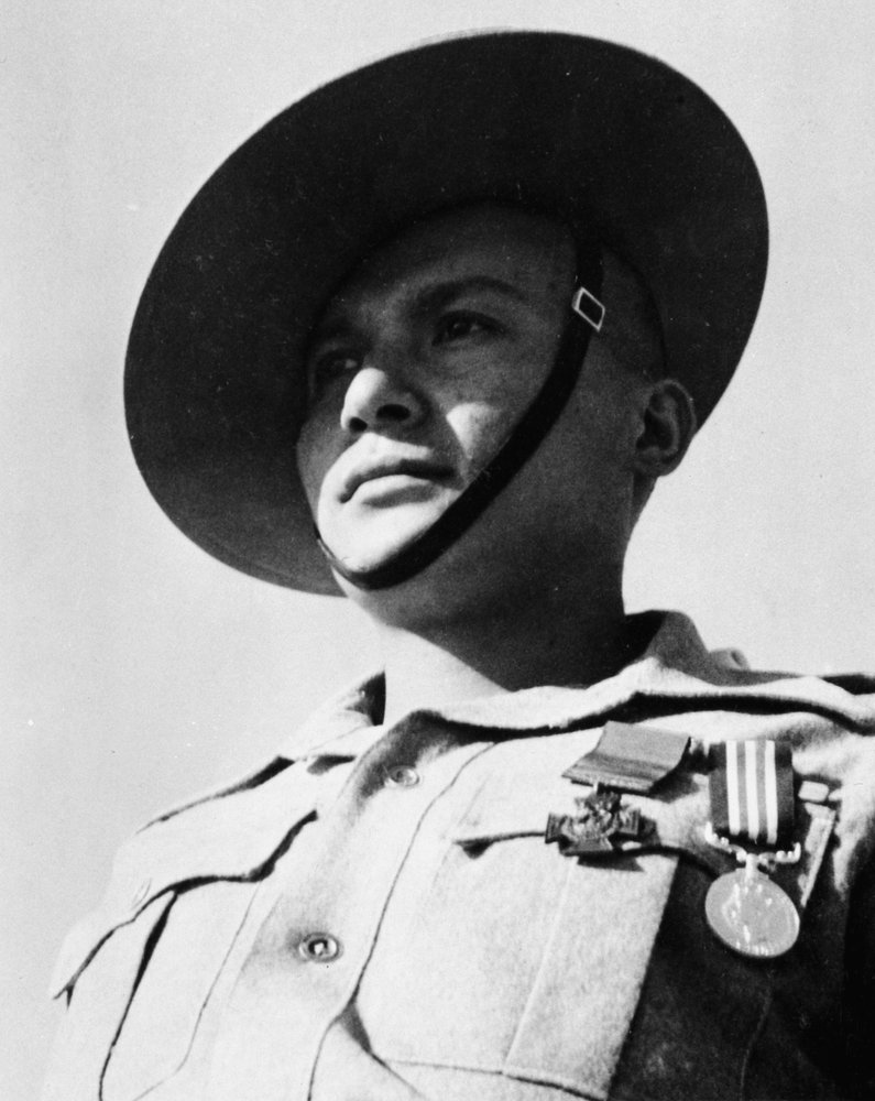 Portrait of Rifleman Ganju Lama VC MM, 1st Battalion, 7th Duke of ...