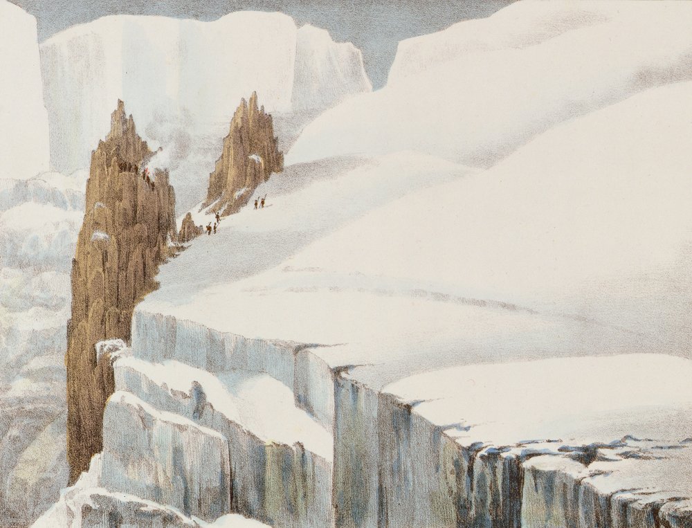 Arriving at the Grand Mulets by English School