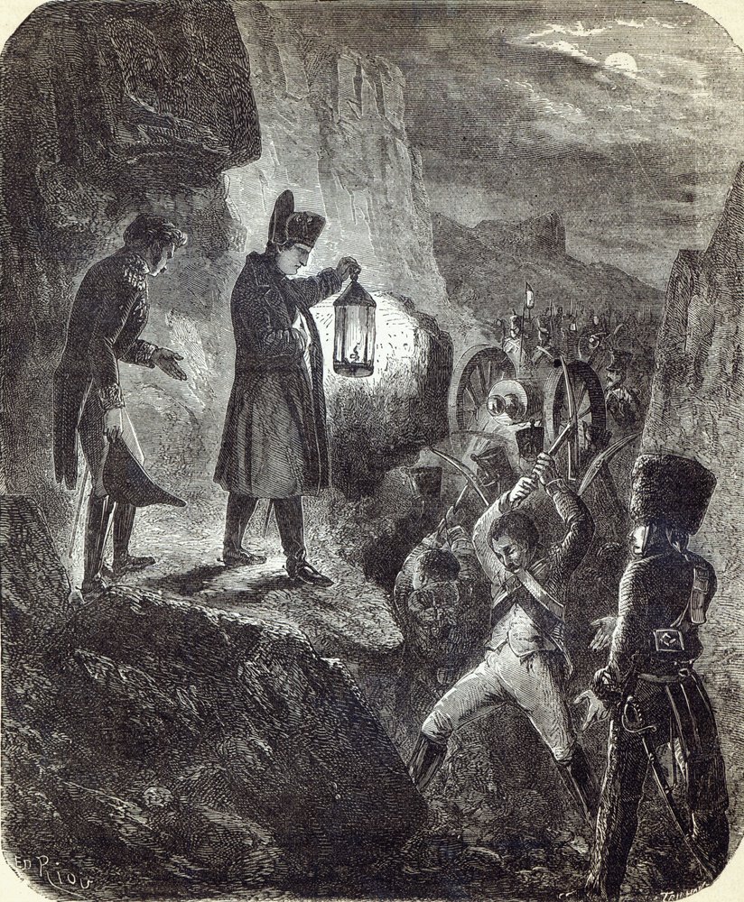 Napoleon Extricating Lannes' Artillery Before the Battle of Iena