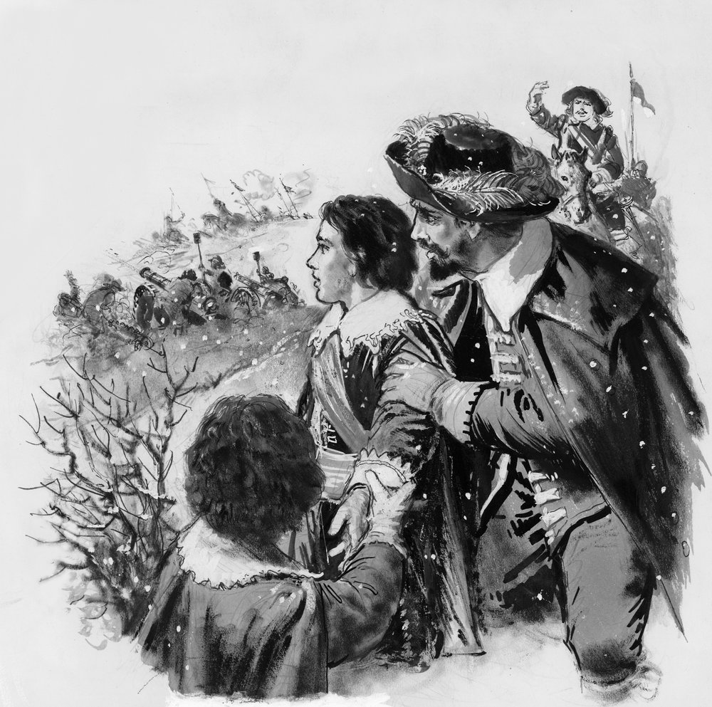 The Future King Charles II Watching the Battle of Edgehill