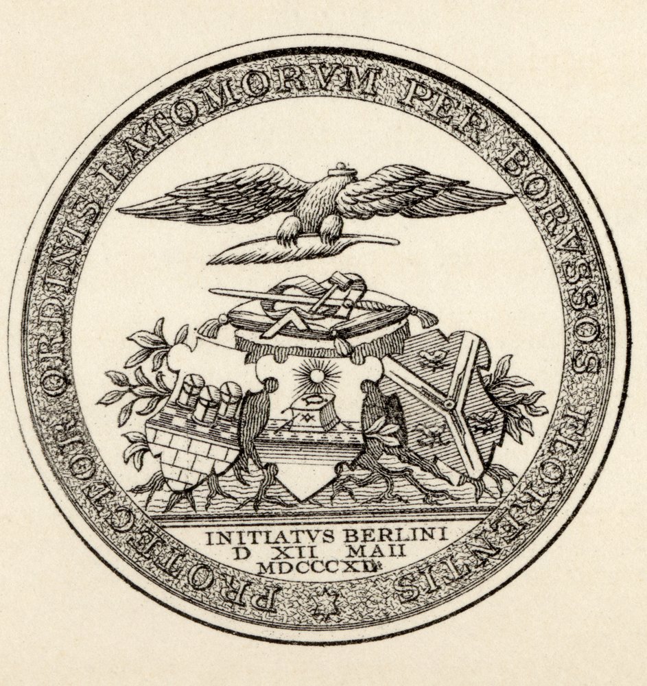 Seal of the Masons of Berlin, 1812, from 