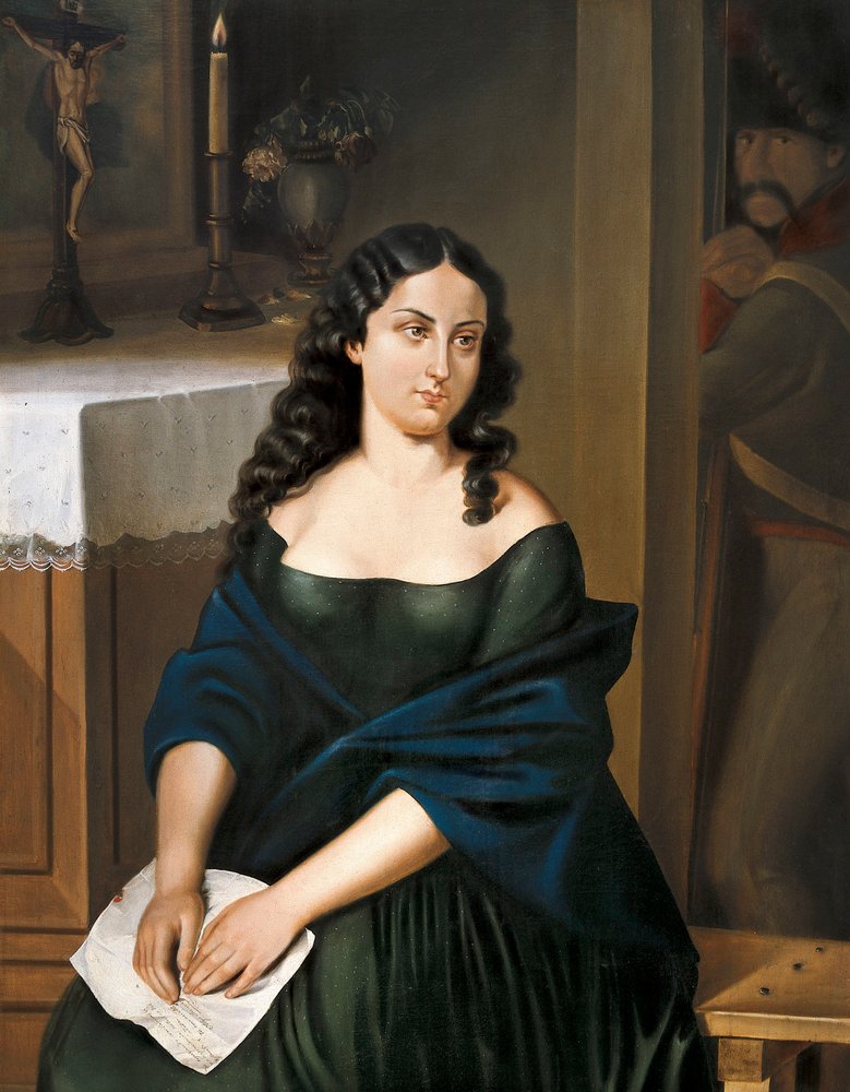 Portrait of Policarpa Salavarrieta, Heroine of the Independence of