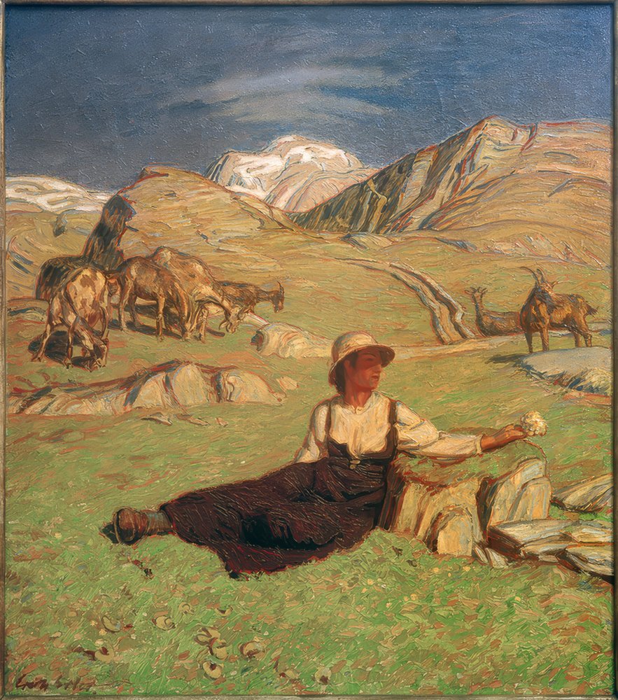 In the First Green by Erich Erler Samaden