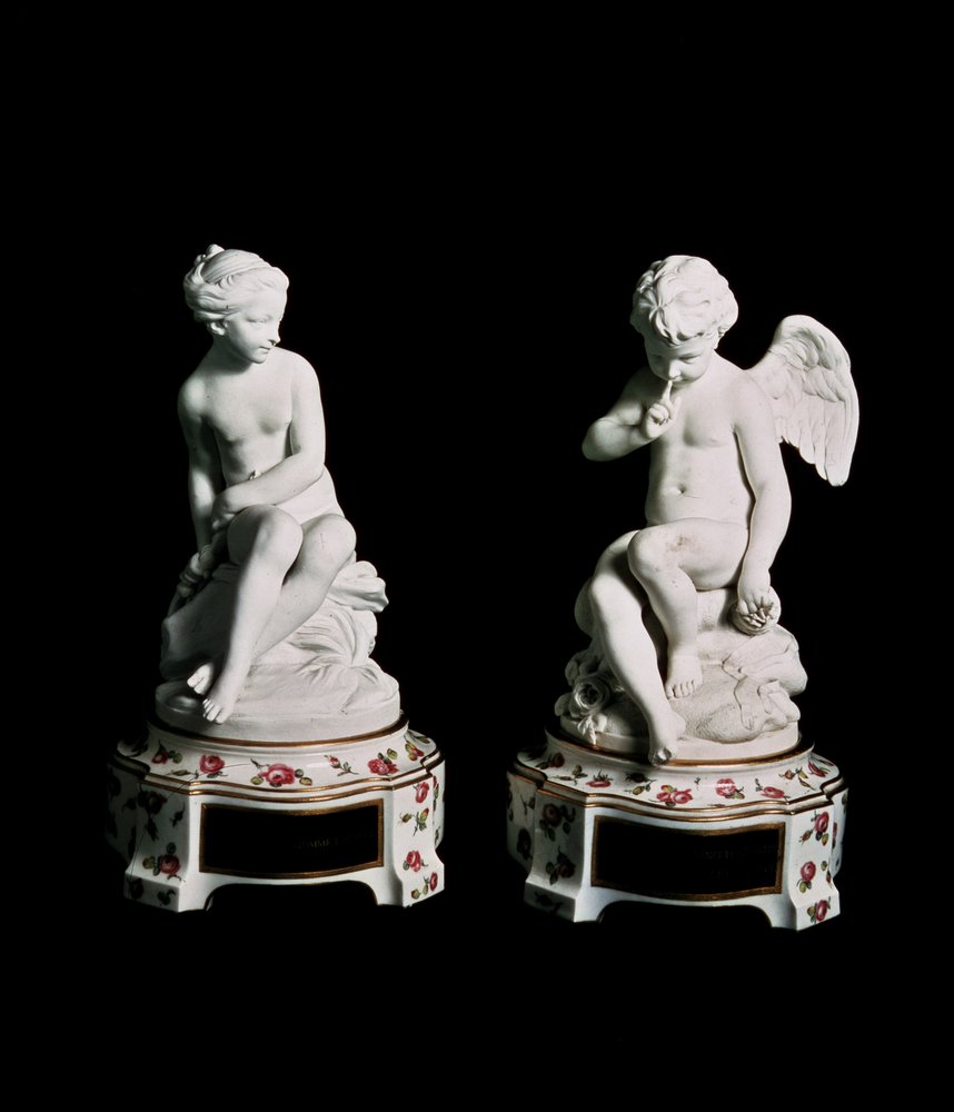 Cupid and Psyche, Sèvres group, 1758 by Etienne-Maurice Falconet