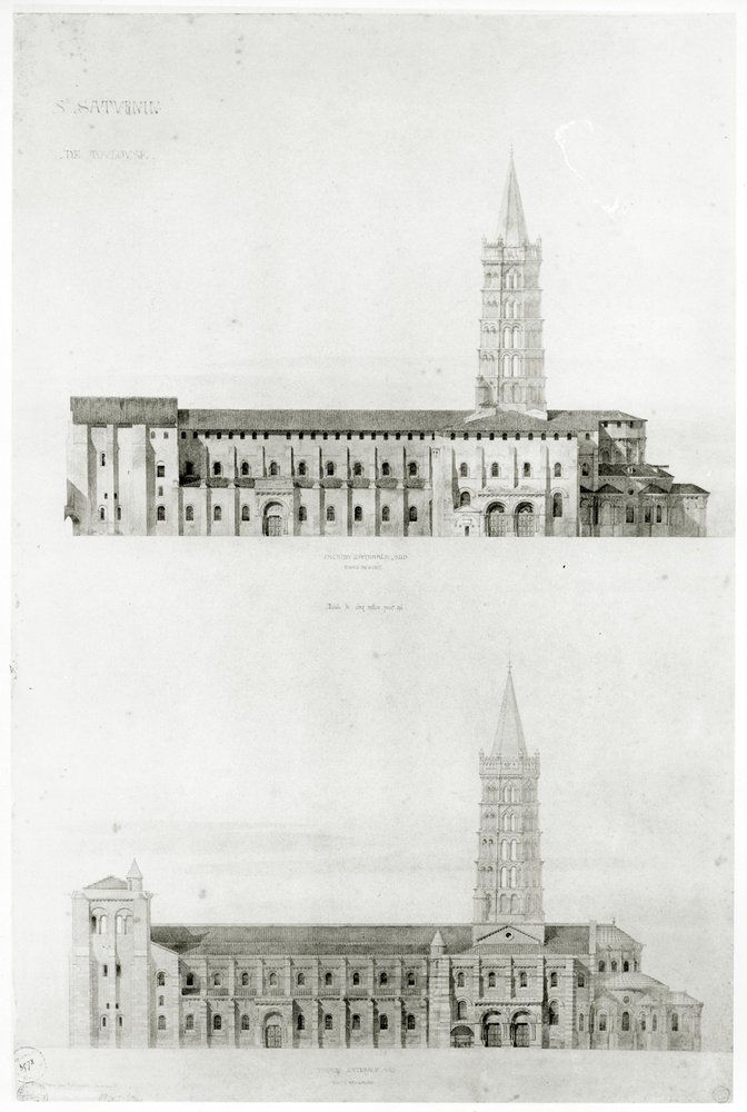 Basilica of St. Sernin, Toulouse by Eugene Emmanuel Viollet-le-Duc