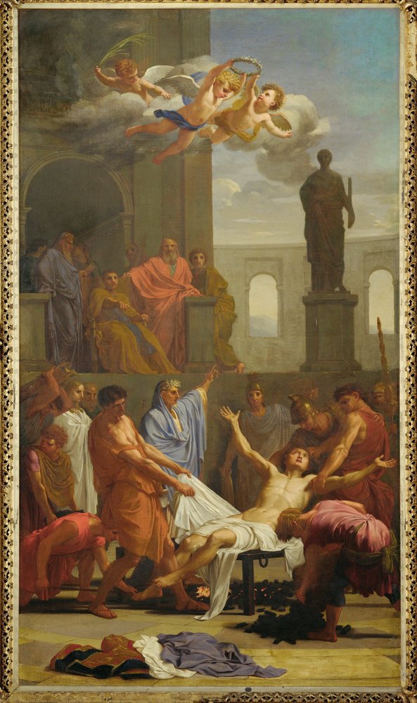 The Martyrdom of Saint Lawrence by Eustache Le Sueur