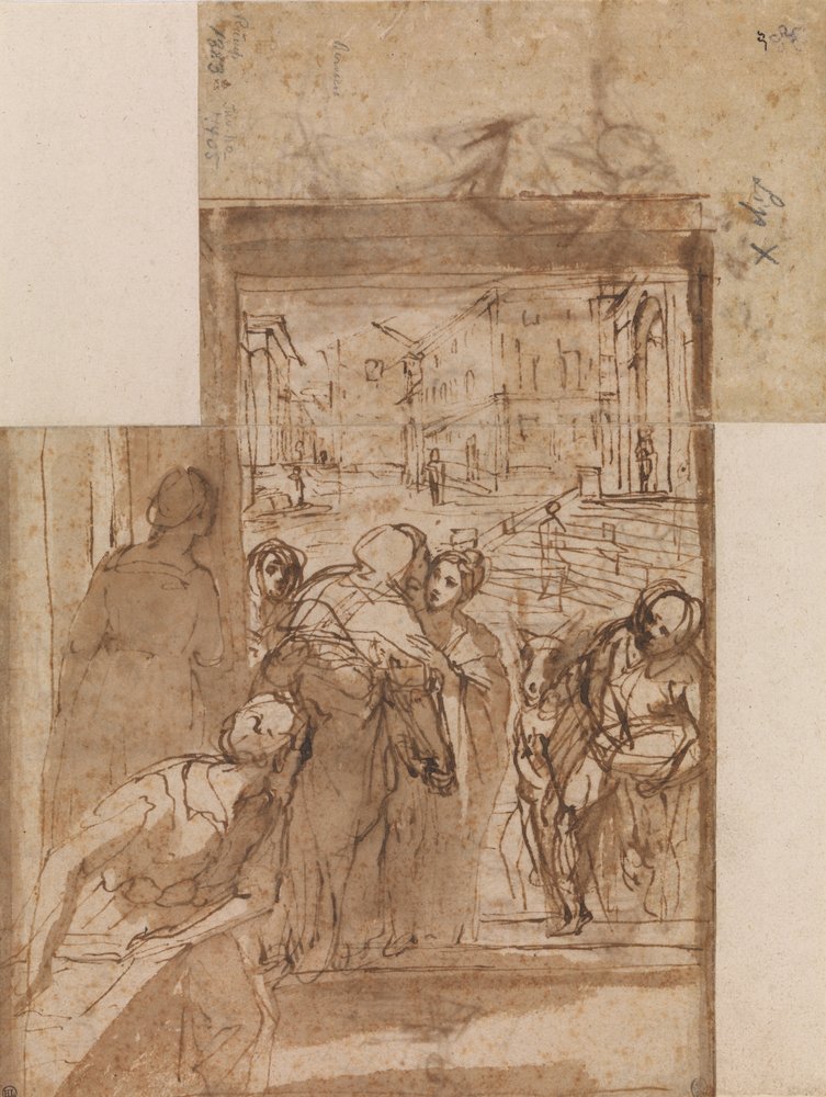 Composition Study for the Visitation by Federico Barocci